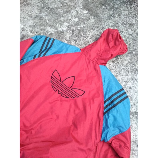 Jaket Puffer Vtg Adidas Big Logo