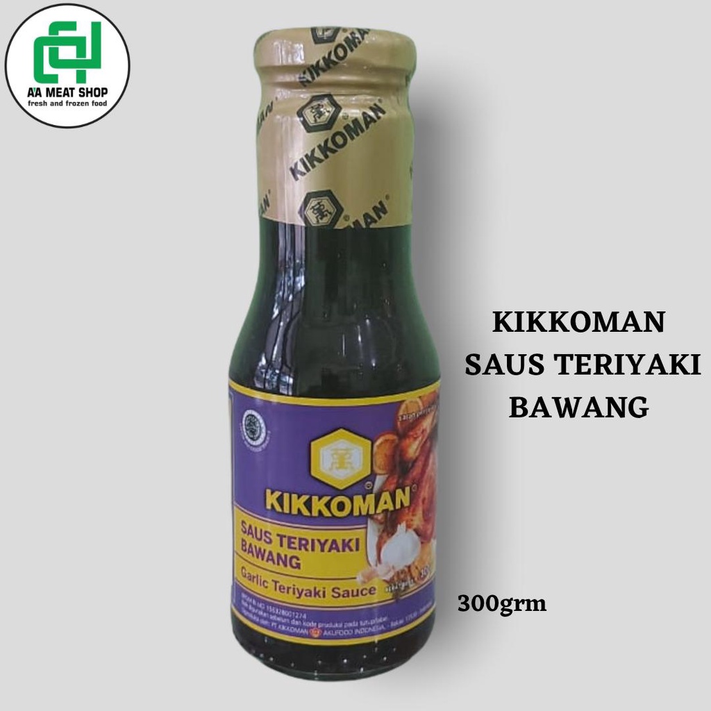 

Kikkoman Saus Teriyaki Bawang / Garlic Teriyaki Sauce 300gr