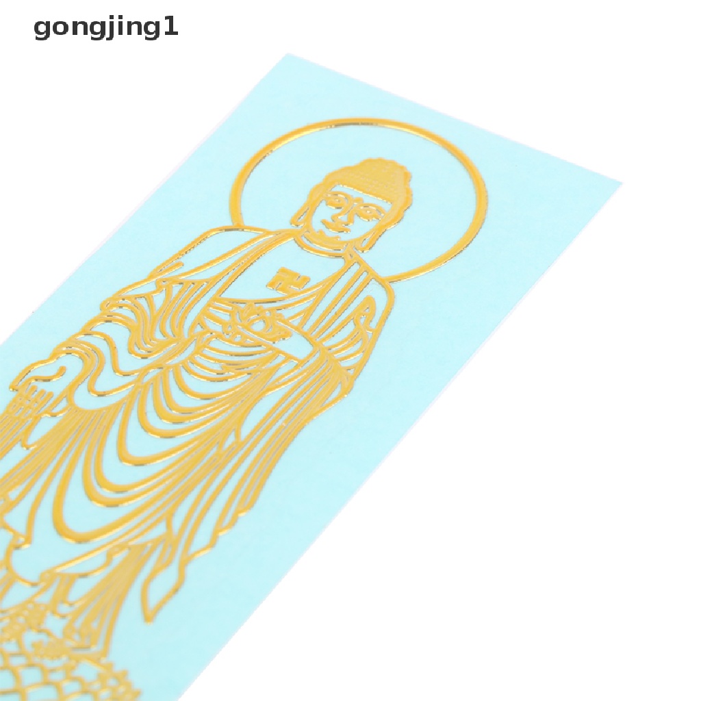 Ggg Thailand Buddha Sembunyikan Wajah Dan Nana Stiker Metal Decal Untuk Hp Mobil Laptop Tablet Skateboard ID