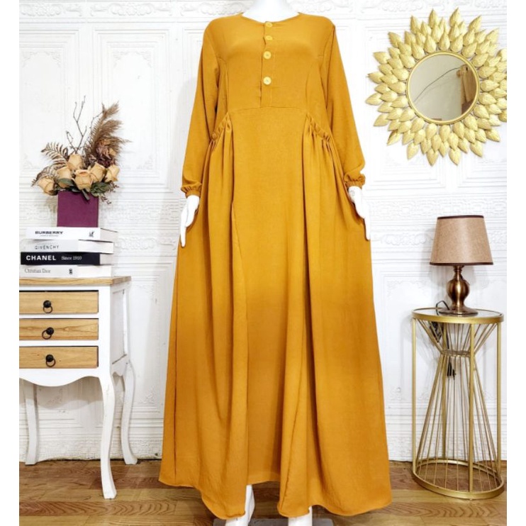 Gamis CIKA MAXY CRINGKLE AIRFLOW