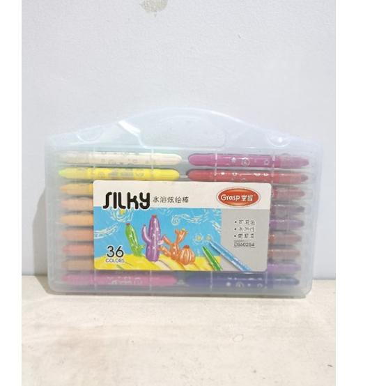 

AHR8-9PPA4 GRASP Silky Gel Crayon Washable / Crayon Warna / Krayon Anak / Coloring Pen [KVM]