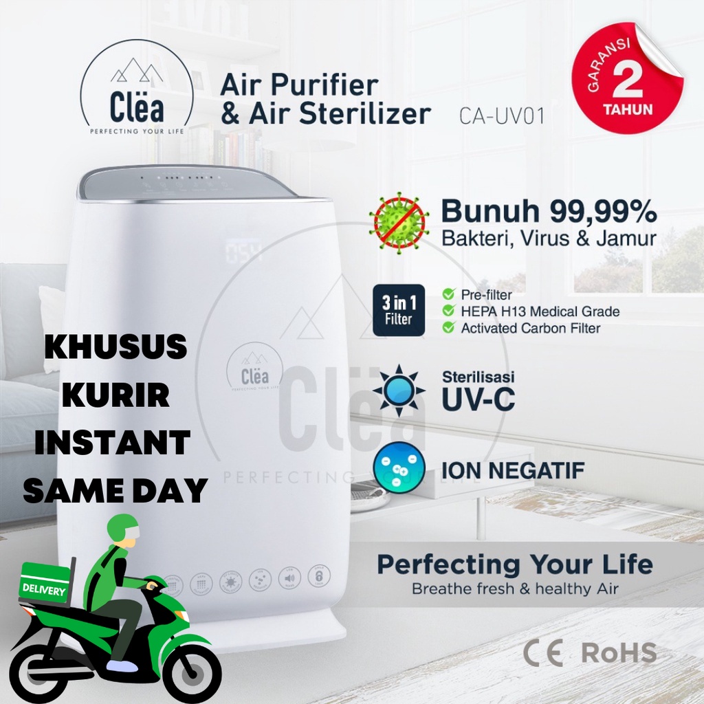 CLEA Air Purifier KHUSUS KURIR INSTANT SAME DAY