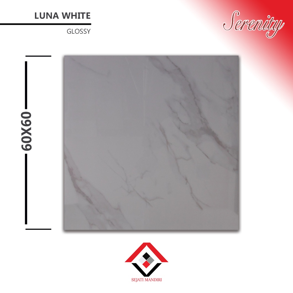 granit 60x60 - motif marmer - serenity luna white