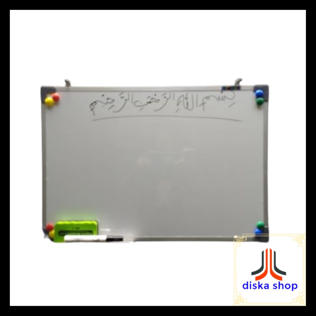 

Whiteboard Magnetic Gantung 40x60 / Papan Tulis Magnetic 40x60
