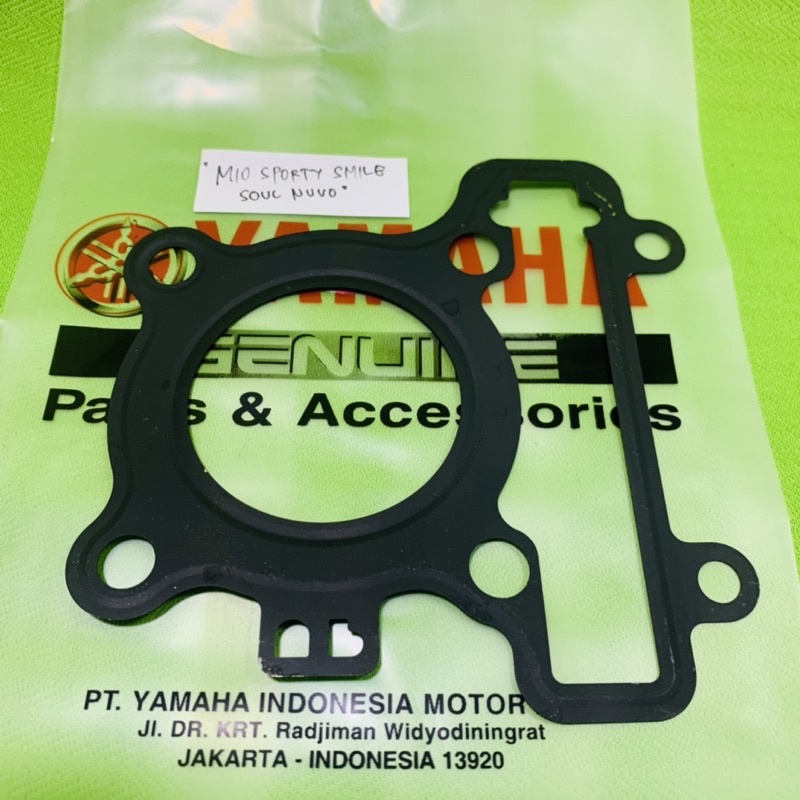 paking gasket blok kop head cylinder yamaha mio mio soul mio sporty mio smile fino nouvo okode part 5lw original