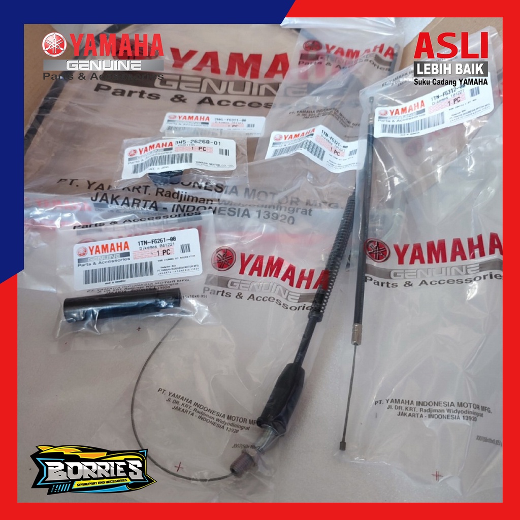 THROTTLE CABLE KIT - KABEL GAS YT YT115 PNP RX KING COBRA RXS TUA ORIGINAL 3WL-WF631-00