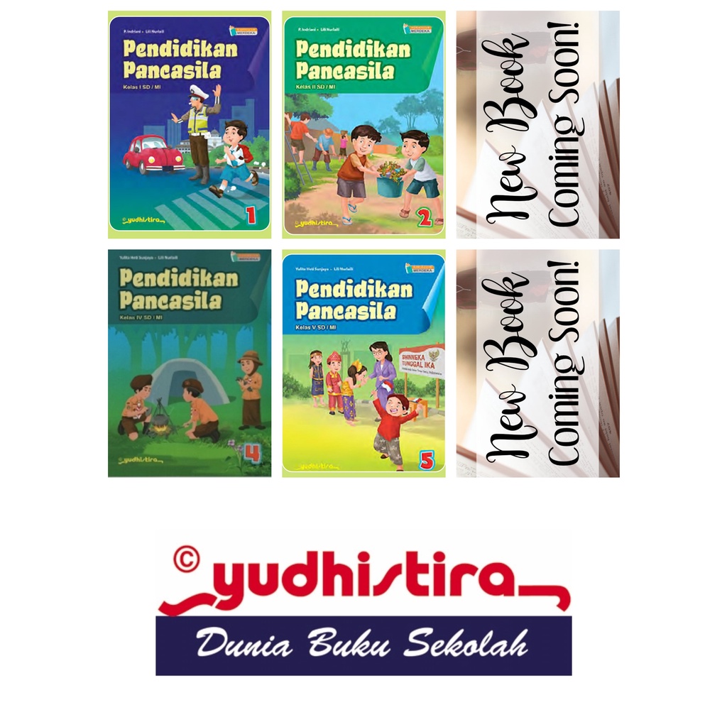 BUKU PENDIDIKAN PANCASILA PPKN SD KELAS 1 2 3 4 5 6 KURIKULUM MERDEKA YUDHISTIRA