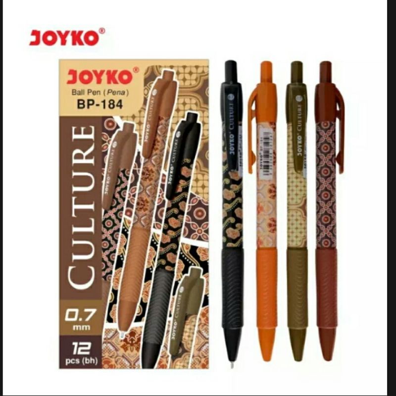 

Pen Joyko Culture ( batik) BP - 184 isi 12 pcs