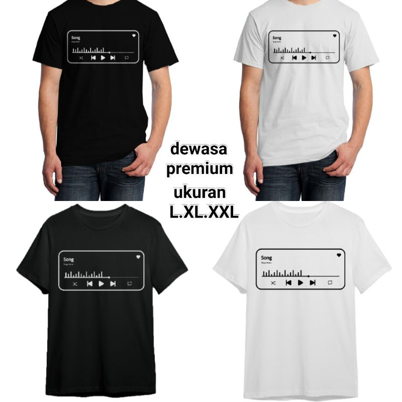 kaos oblong pria rayon premium distro L.XL dewasa