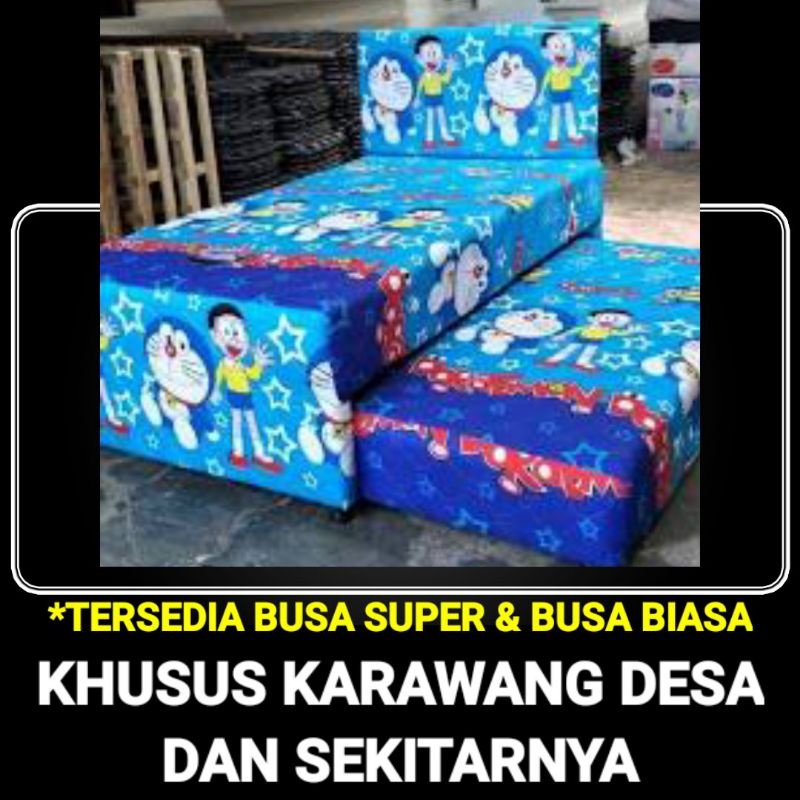 KASUR SORONG ANAK KARAKTER 2IN1 FULL SET 100X200 90x200 120x200 / SPRINGBED 2IN1 ANAK KARAKTER / KAS