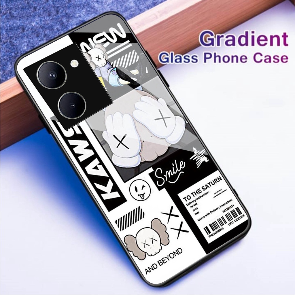 (Q04) Softcase Realme C33 - Softcase Kaca Realme C33 - Case Aesthetic Realme C33 - Case keren Realme