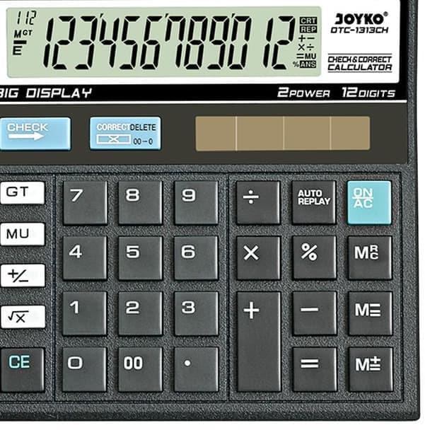 

❦ Calculator Kalkulator Joyko DTC-1313CH 12 Digits Check Correct MURAH ㅯ