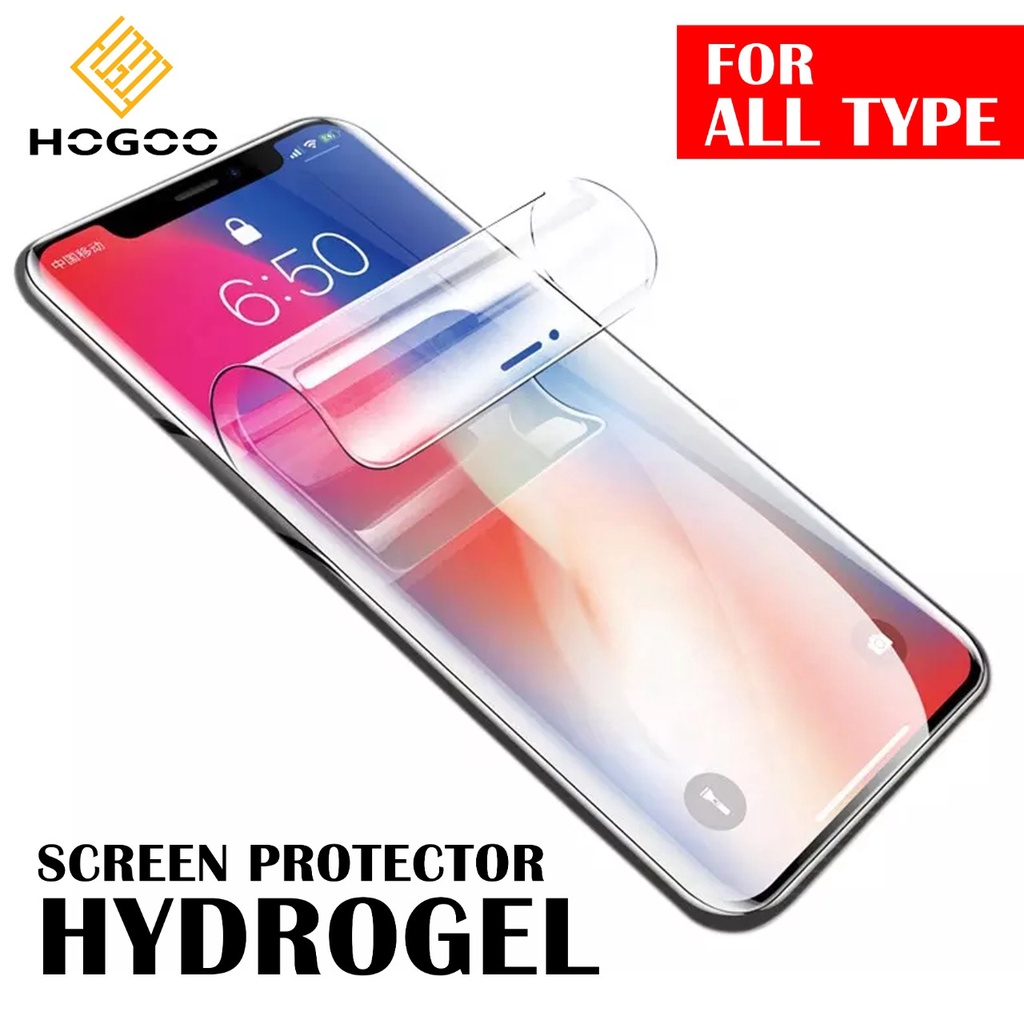 HYDROGEL SCREEN PROTECTOR PELINDUNG LAYAR HP ALL TYPE ANTISPY ANTIBLUE