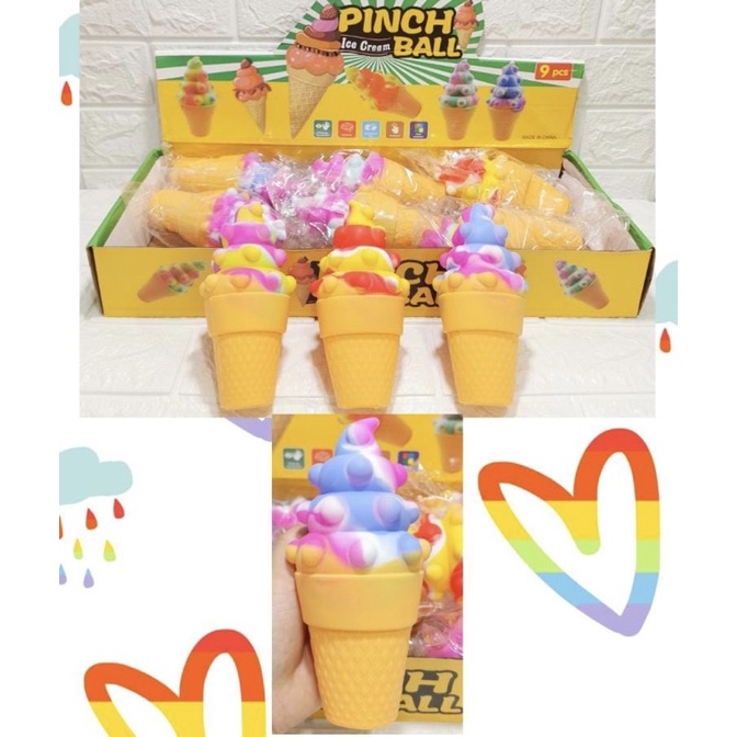 Squeeze Ball Lampu ice cream/ Squeeze ball lampu donat
