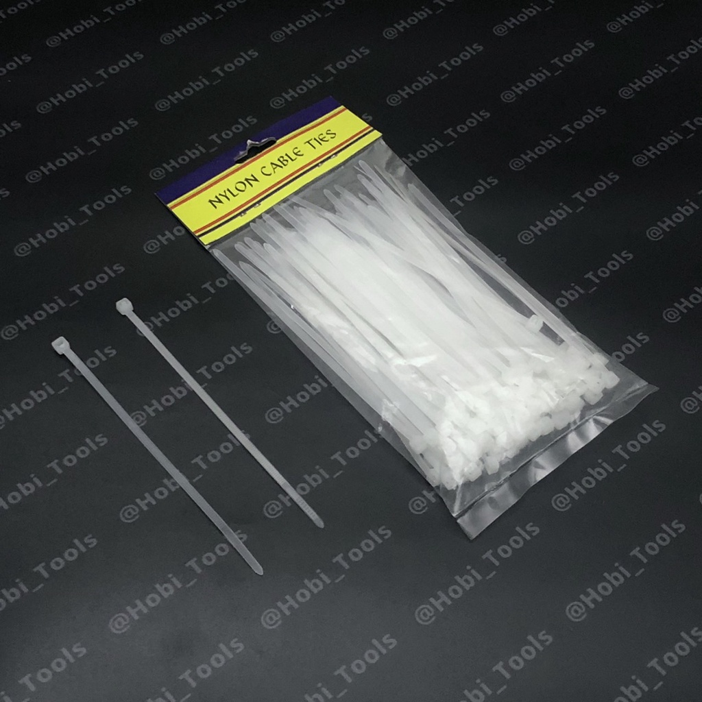 

KABEL TIES PUTIH 3.6 X 15CM - ZIP TIES 3.6 X 150 MM