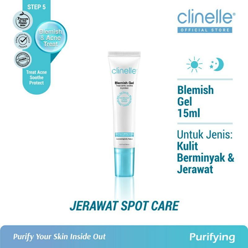 CLINELLE PURIFIYING Blemish Gel 15ml