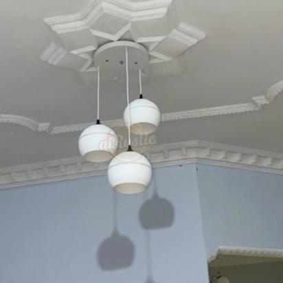 Akhir TahunKAP LAMPU GANTUNG HIAS 3 IN 1 MINIMALIS CAFE PLAFON DEKORASI RUANG TAMU VINTAGE MODERN MU