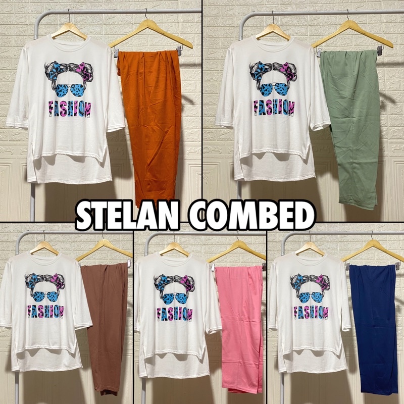 SET COMBED STELAN VIRAL GAMBAR HIJAB JUMBO XXL BIGSIZE SABLON GROSIR SUPPLIER FASHION IKATDUA