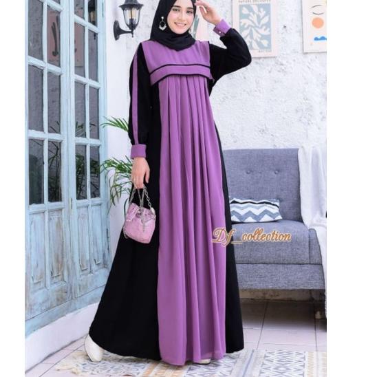 "SBW.11De22ᴰ" DF Collection Gamis Wanita Ariana Dress Premium Fashion Muslim