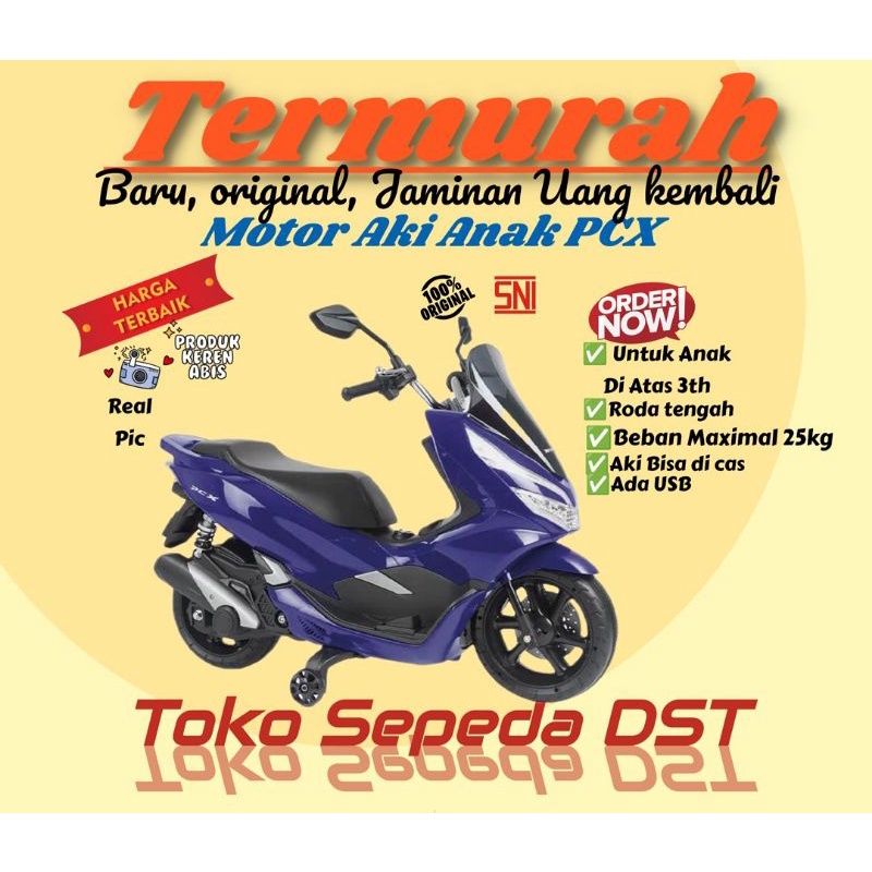 TermurahToko sepeda/Motor Aki/Motor Anak/ Motor pmb m988 pcx/Motor pmb m588 Nmax