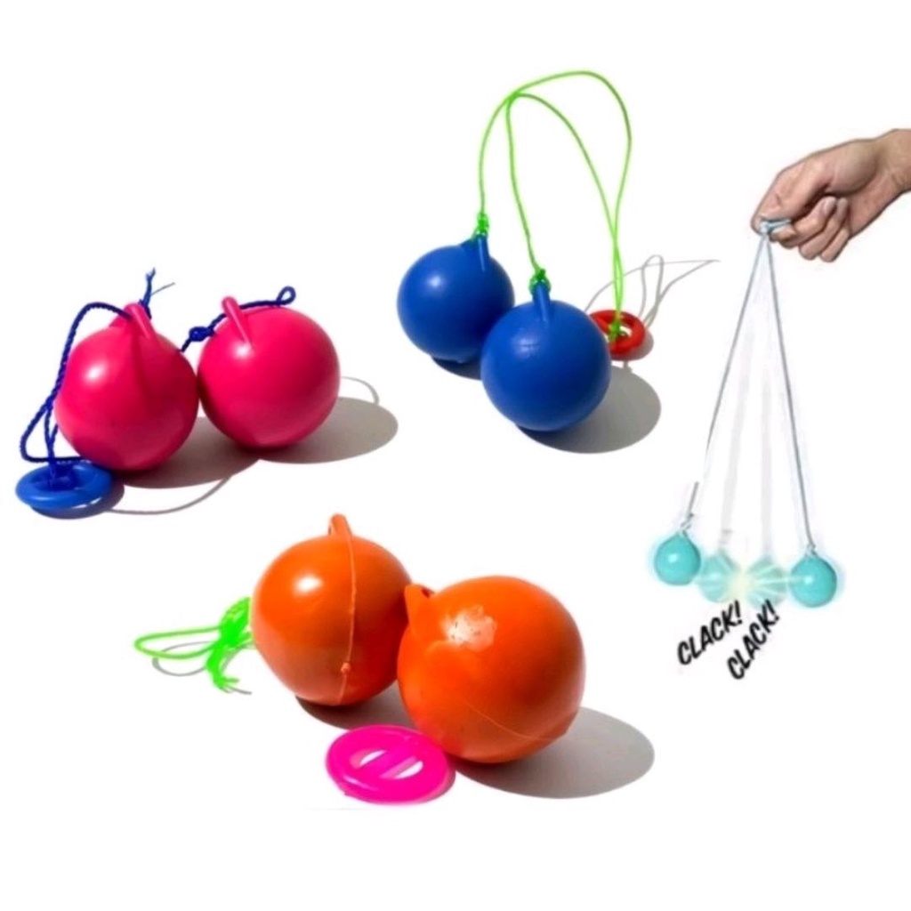 Mainan Lato Lato Jadul Viral - Mainan Tek Tek Viral - Etek Etek - Mainan Jadul Lato Lato/ Etek Etek