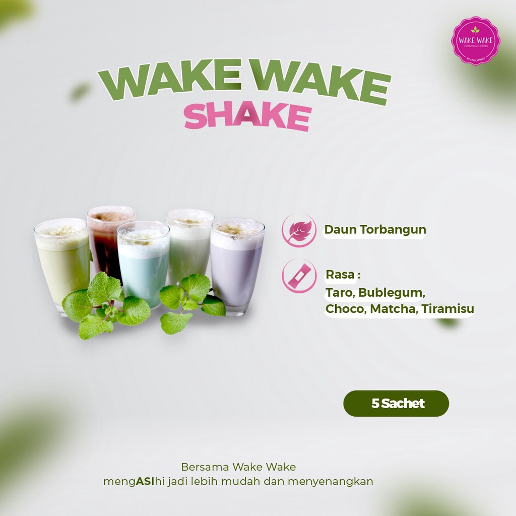 ASI Booster Torbangun - Wake Wake Shake - 5 Varian Rasa