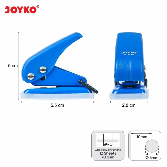 

Bol Pembolong Kertas Joyko 1 Lubang Kecil Pu-35 (1Pcs)