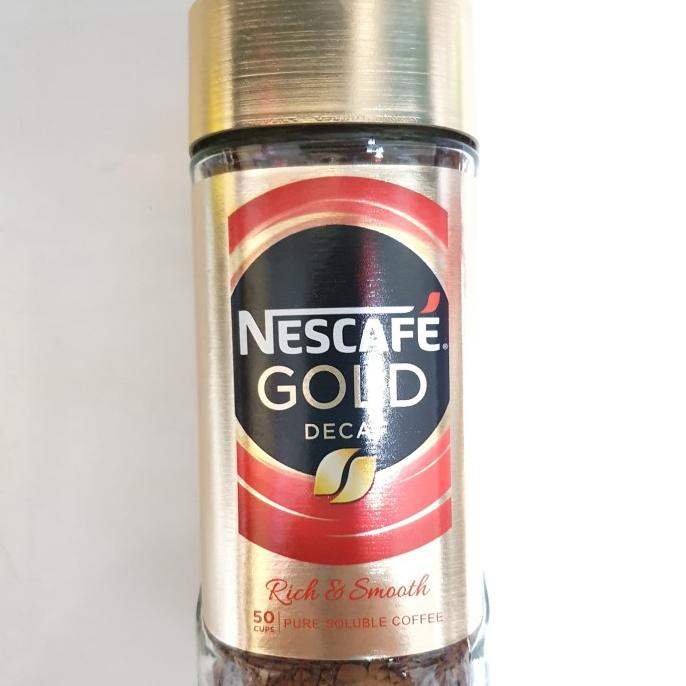 

Nescafe Gold decaf Rich & smooth 100gr Nestle Jar 50 cup Kopi Korea