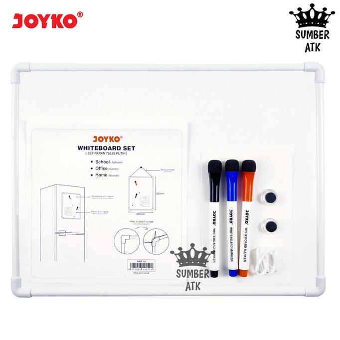 

Whiteboard Set Papan Tulis Putih Joyko WBS-10