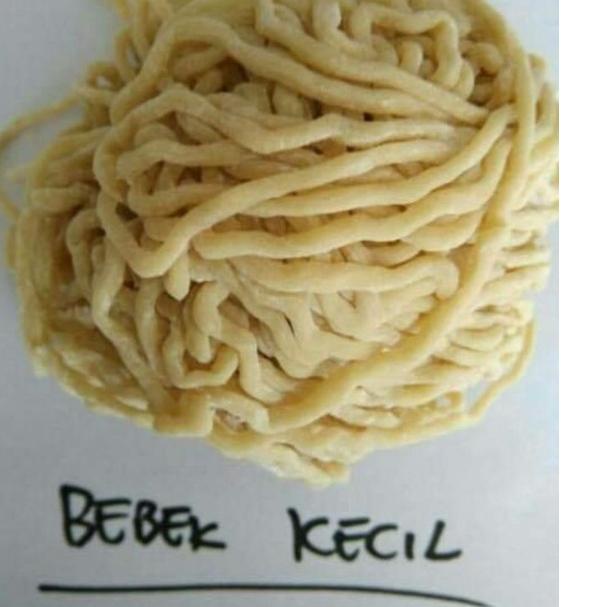 

(♥C6369] MIE MENTAH KERITING SPECIAL TELUR BEBEK UNTUK MIE AYAM / BAKMIE PER 1 KG