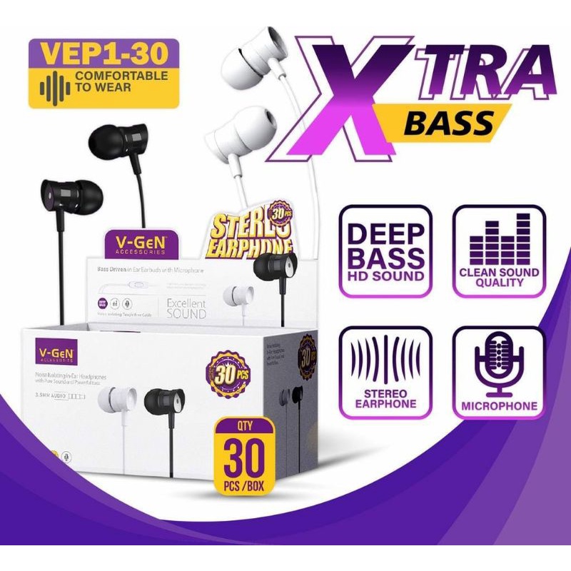 HEADSET//EARPHONE//V-GEN//BESTSELLER