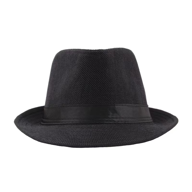 Topi Fedora Panama F1 / Topi Fedora Premium / Topi Fedora Kain Untuk Dewasa Import