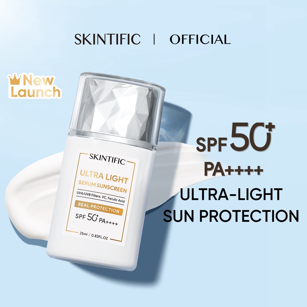 [NEW LAUNCH] SKINTIFIC Sunscreen Ultra Light Serum SPF50 PA++++ 25ml
Skincare Sunblock Stick untuk Kulit Berminyak dan Berjerawat
Perlindungan UV Shield Sunblok Wajah Sunscreen Stik Gel Suncreen
Scintific Anak