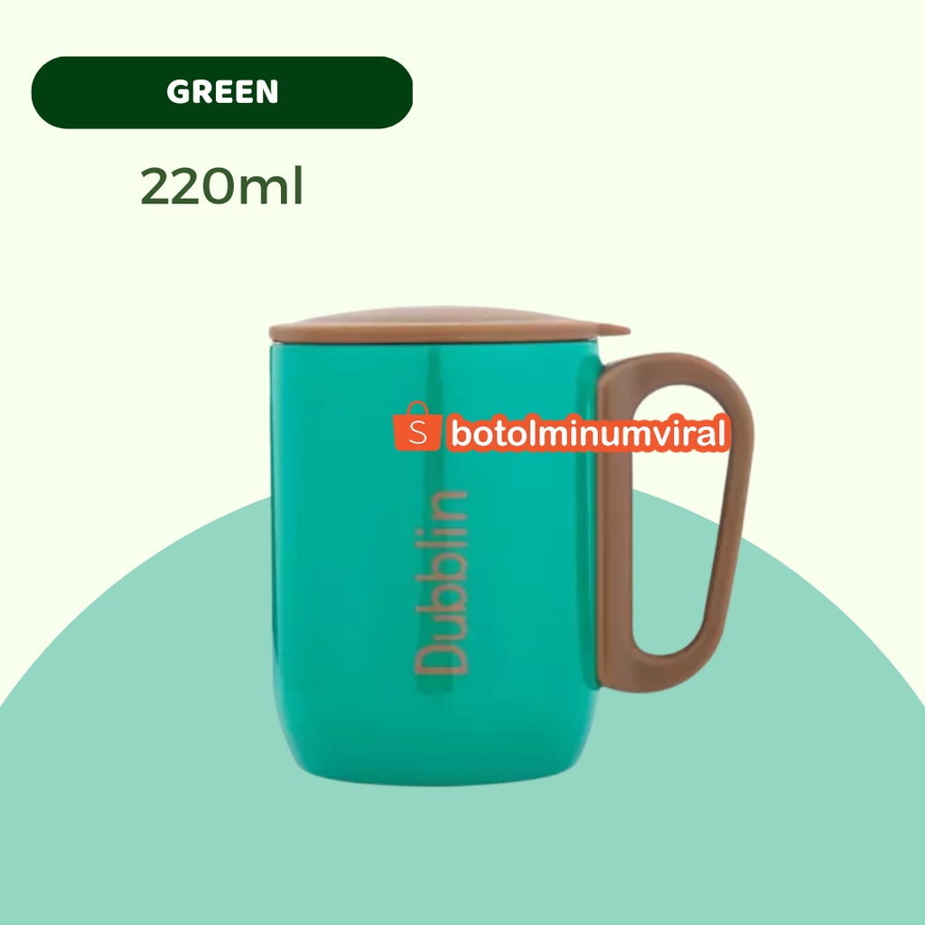 Produk Gelas Mug Stainless Steel Tumbler Polo Hot Cold Dubblin Kopi Teh 220ml