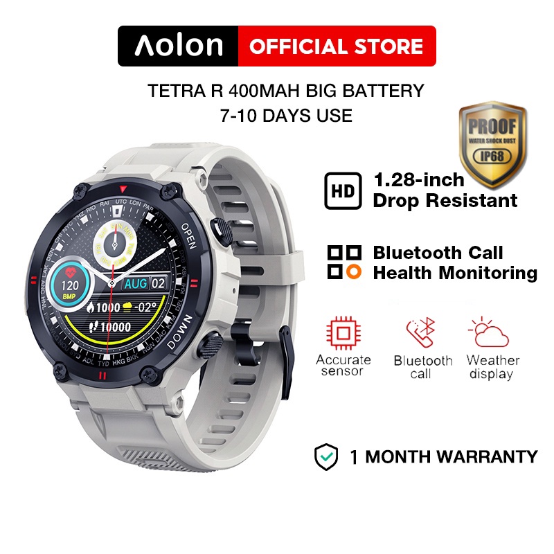 New Aolon Smartwatch Aolon Tetra R K22 / Waterproof Ip68 / Tracker Outdoor