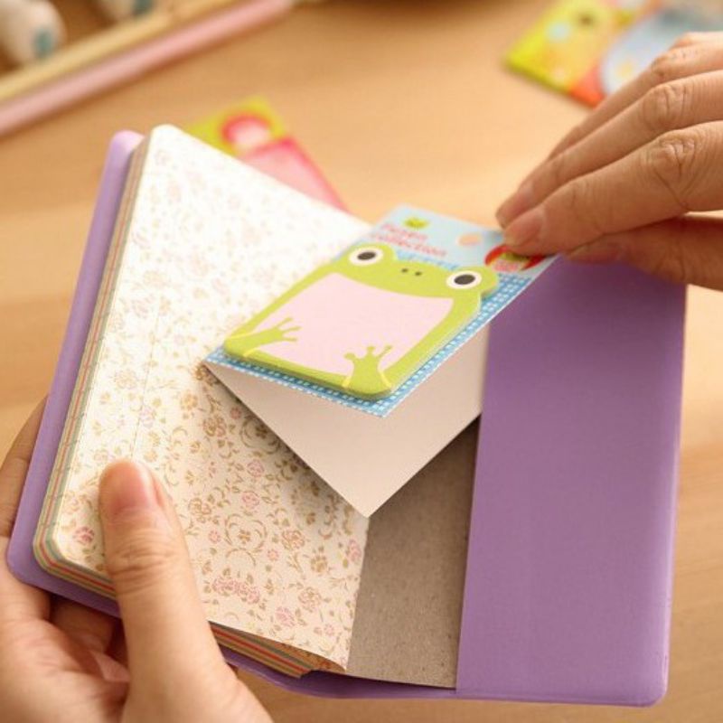 Sticky Notes Motif Hewan Tempelan Mini Kertas Catatan Memo Note Karakter Animal