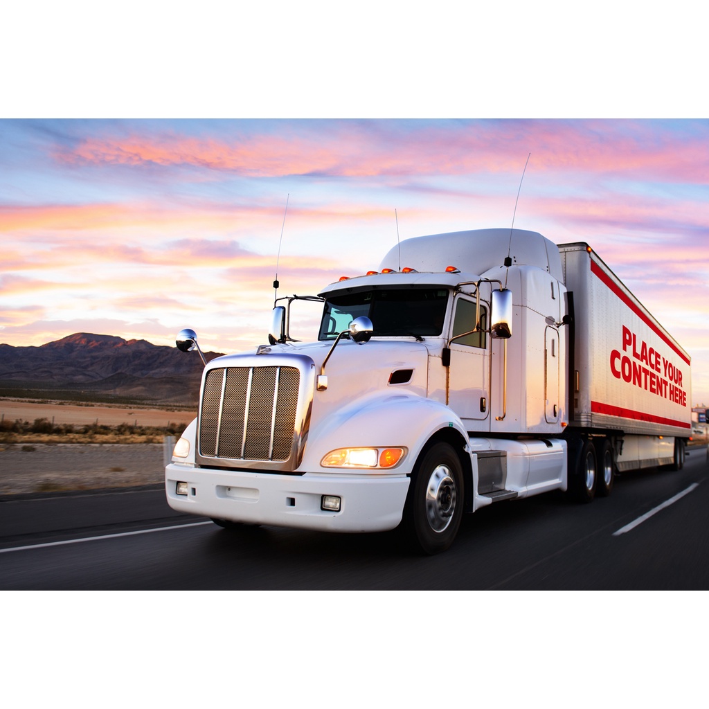 Truck Trailer Mock Up 12 In 1 Bundle