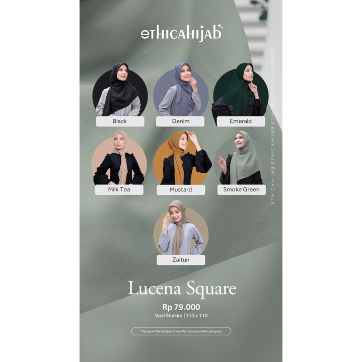 ETHICA HIJAB LUCENA SQUARE TERBARU 2022
