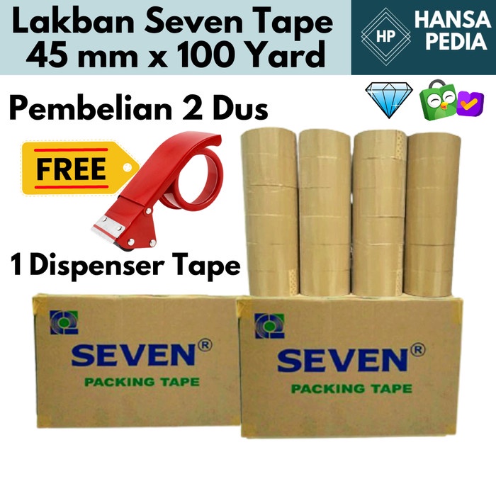 

Lakban Coklat 45 mm x 100 Yard Gosend