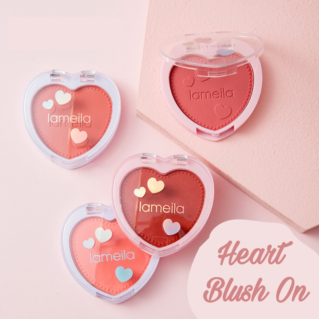 [5107] HEART BLUSH ON, POWDER CAKE