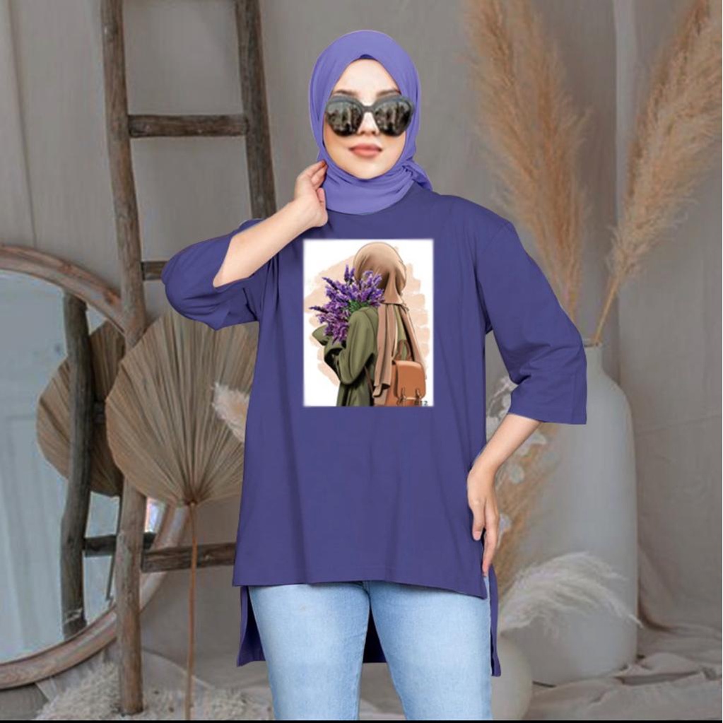 BC Tunik BASIC Wanita Hijab's kaloborasi 7/8 terbaru