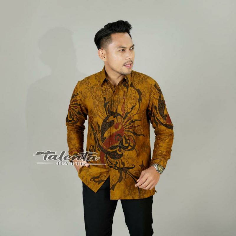 Batik couple sarimbit pria &amp; wanita batik bahan katun halus baturaden AK01