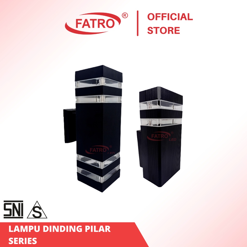 Jual Housing Lampu Dinding Pilar Series Waterproof Lampshade Kap Lampu Minimalis Lampu