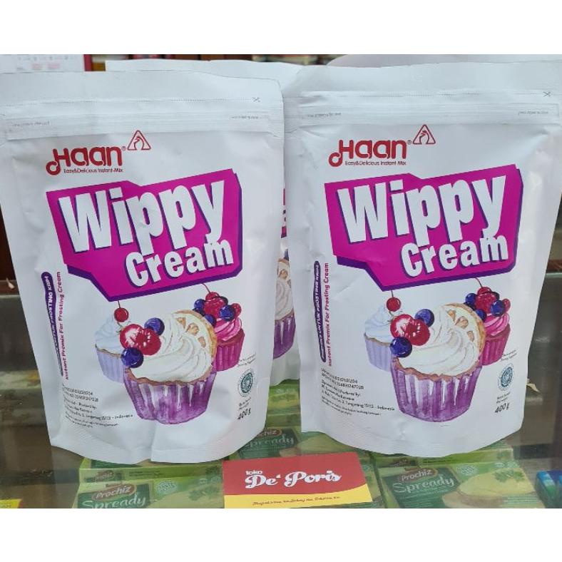 

[BAYAR DITEMPAT] Wippy Cream 400gr haan