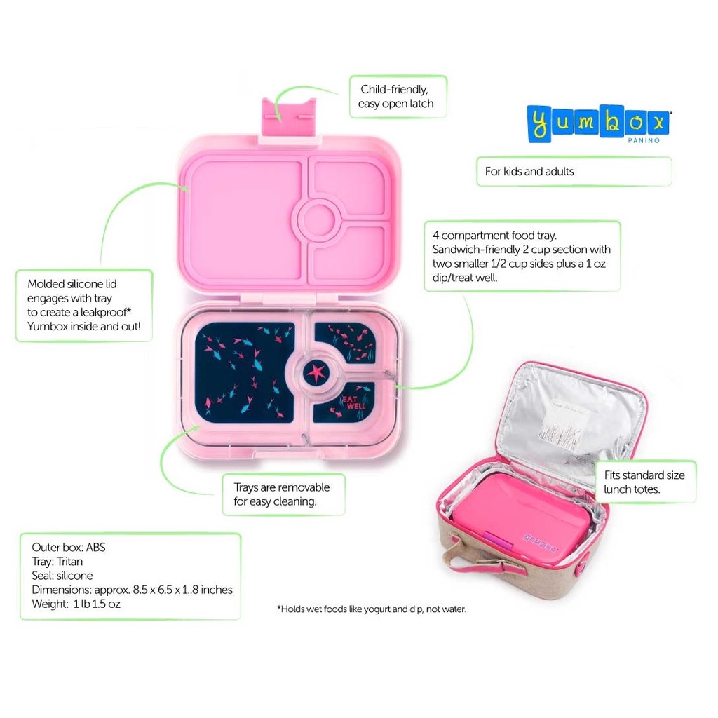 Yumbox Panino Kotak Bekal Makan Anak Bento Lunch Box