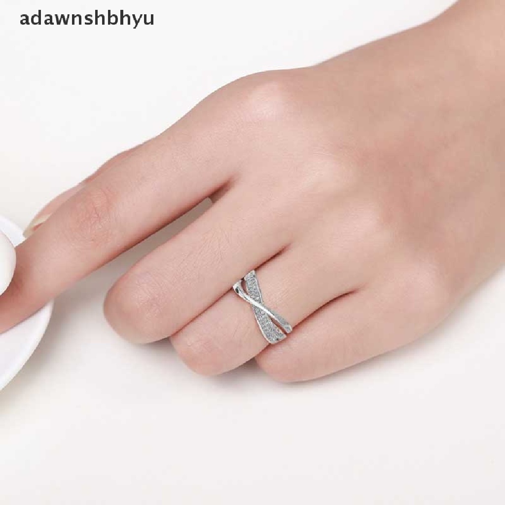 Adawnshbhyu Penurunan Berat Badan Kristal Berlian Imitasi Cincin Pelangsing Kesehatan Cincin Perhiasan Magnetik ID