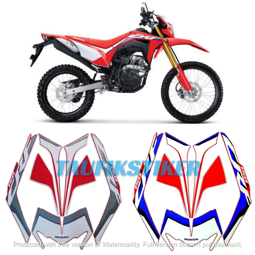 STRIPING LIS BODY MOTOR HONDA CRF 150L 2021/2022 SEPASANG STANDAR FULL SET