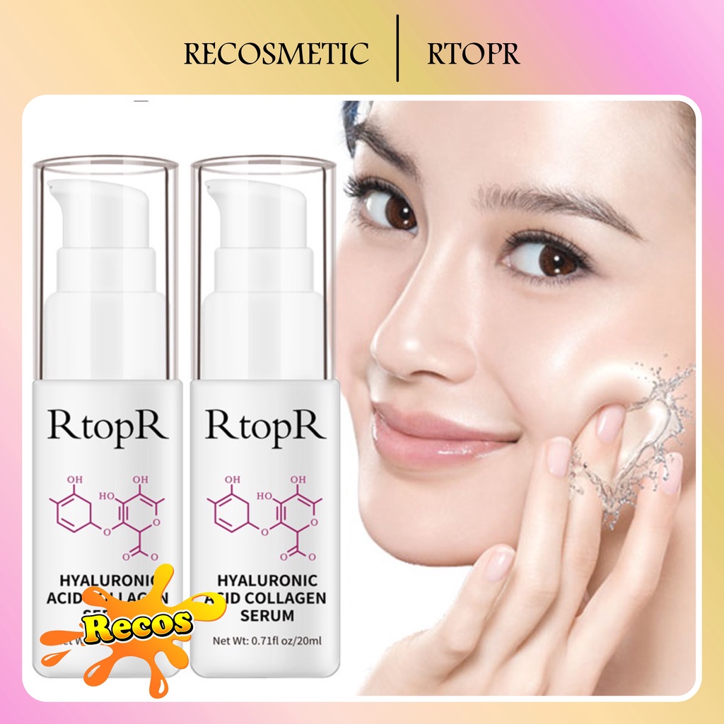 RtopR Hyaluronic Acid Collagen Face Serum Acne Treatment Anti Wrinkle Skin Care Essence Face Care Anti-Aging Facial Serum