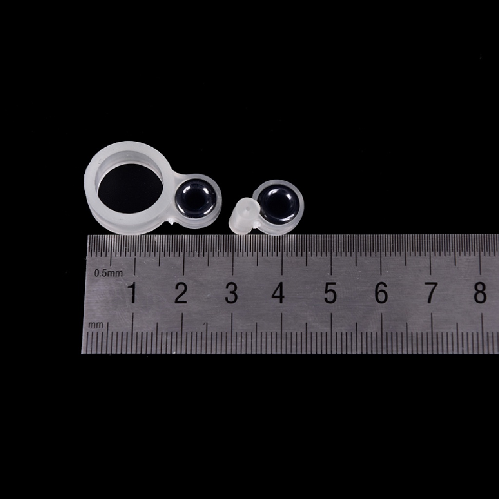 Adawnshbhyu 14x Joran Kawat Cincin Pandu Pancing Cincin Silikon Beda Ukuran 1-14 ID