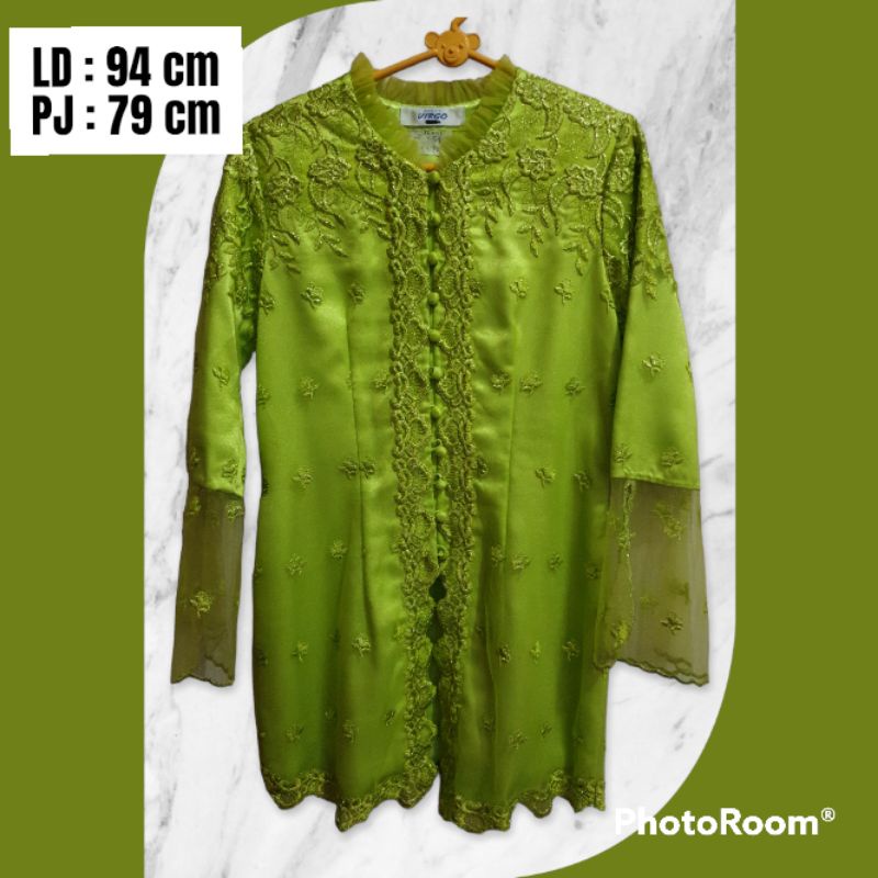 Preloved Kebaya Murah Warna Hijau Muda (Bekas)